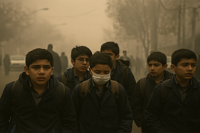 آلودگی هوا ، تاثیر آلودگی هوا بر یادگیری دانش آموزان